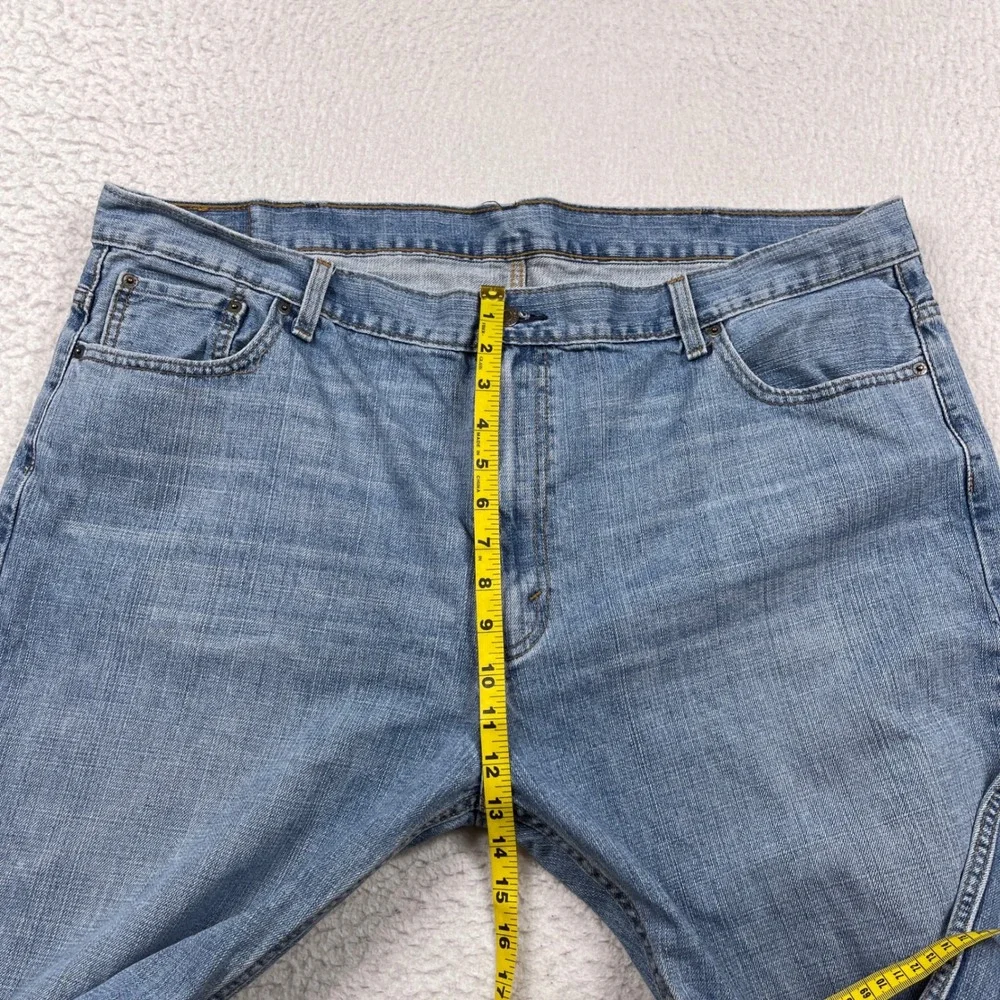 Levi's 569 Loose Straight Jeans Mens 44x30 (Fit 44x27) Light Denim Casual